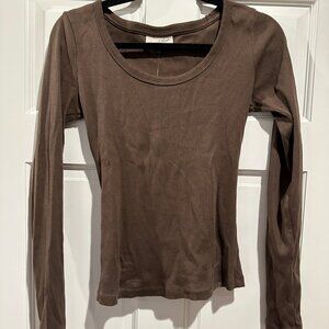 Universal Thread Ribbed Long Sleeve NWT